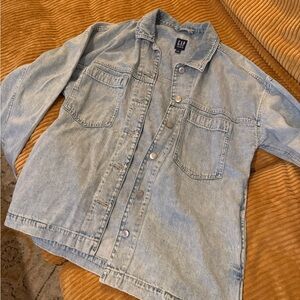 GAP Faded Blue Denim Jacket
